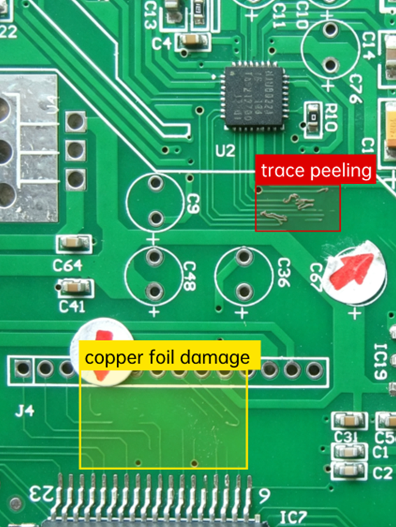 Electronics / PCB defects